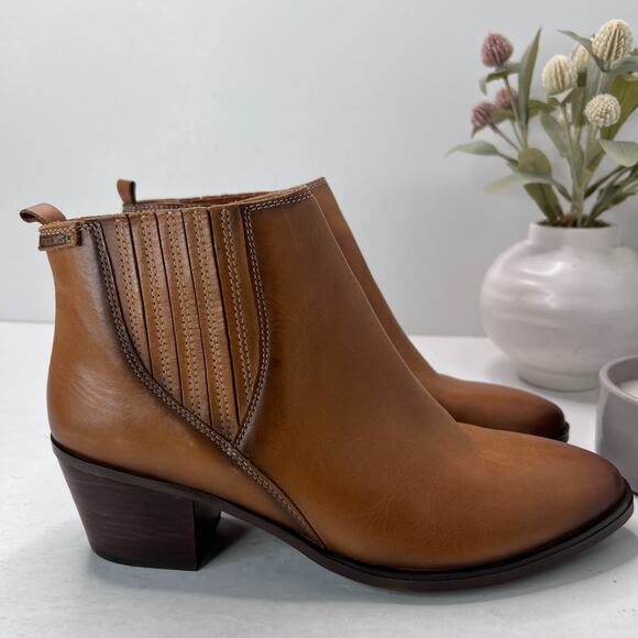 Pikolinos Huelma Leather Ankle Boots Brandy Brown Womens EU 42/US 11 NWOB - Picture 3 of 10